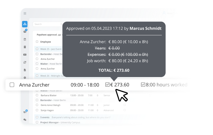 Wage export