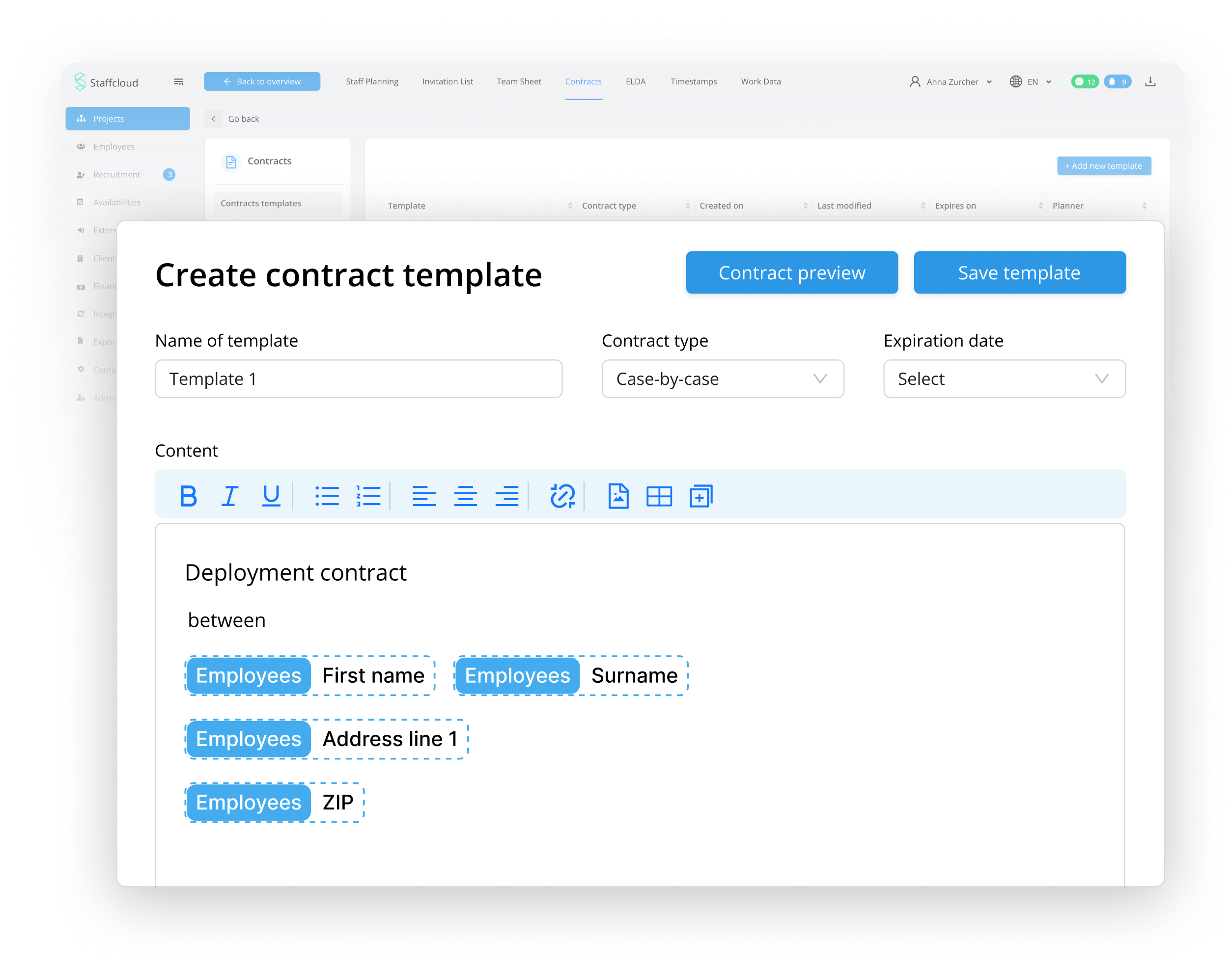 Contract Templates EN